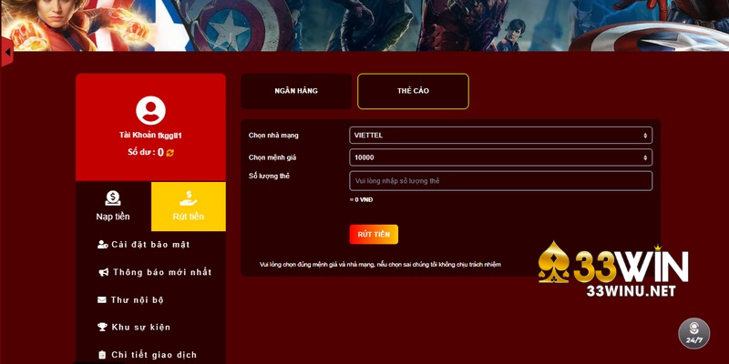 Thanh toán online qua thẻ cào