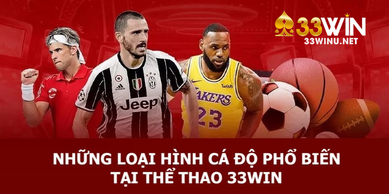 Một vài hình thức đặt cược mà bạn có thể chơi tại thể thao 33WIN