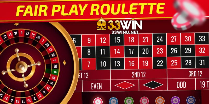 Luật chơi 33Win Roulette trực tuyến dễ hiểu